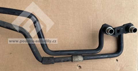 7L6317801E Trubky vedení oleje + 7L0317027 Termostat VW Touareg 7L / Audi Q7 4L