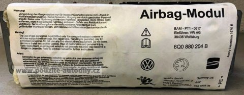 6Q0880204B Airbag spolujezdce VW