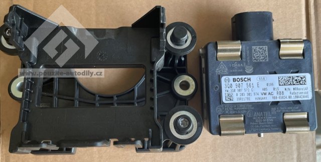 3Q0907561E / 3Q0907704A ACC Radar, adaptivní tempomat + držák radaru VW, Škoda