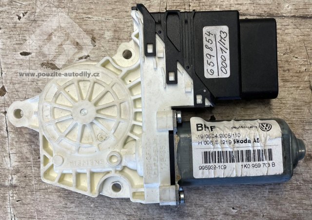 1K0959703B Motor spouštění oken vzadu vlevo VW Touran 1T, Seat, Škoda